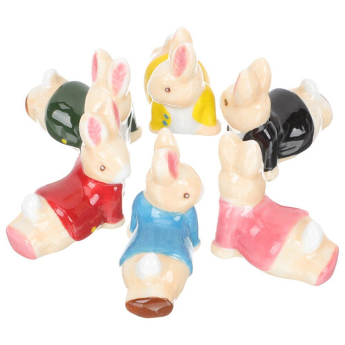 6pcs Ceramic Chopstick Holders Chopstick Rests Ceramic Art 2