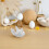 6pcs Handmade Ceramic Egg Cups for Easter Eggs 4