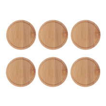 6 växtfat för inomhus- och utomhusbruk 9,5 x 9,5 cm