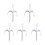7 Sets Silicone Mold Antler Shape for Epoxy Resin Crafts 4
