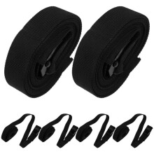 6 verstelbare nylon bandjes met gespen