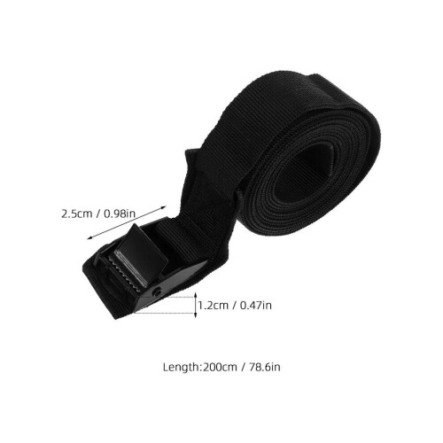 6pcs Adjustable Nylon Straps with Buckles 1
