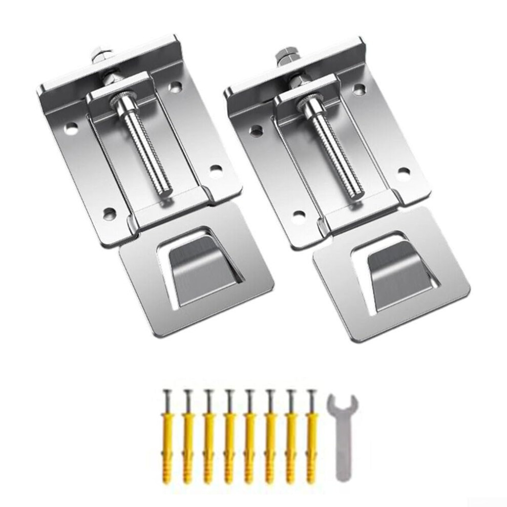 Dual Adjustable Hanging Brackets For Range Hood Installation With Thickened Galvanized Steel For Long Lasting Stability (Standard Version) 9067246670672