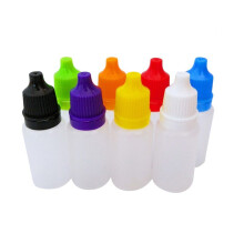 8 leere 20-ml-Druckflaschen mit Tropfverschluss
