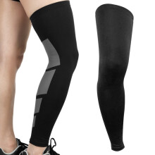 Basketball Legguard Calf Guard Sports Kneepad Black, Polyester Spandex