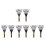 8 Handrechen, Kunststoff, 17,5 x 34,6 cm, mit ergonomischem Design 4