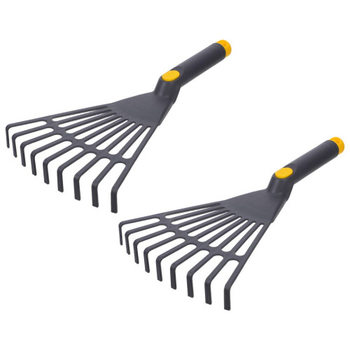 8 Handrechen, Kunststoff, 17,5 x 34,6 cm, mit ergonomischem Design 2