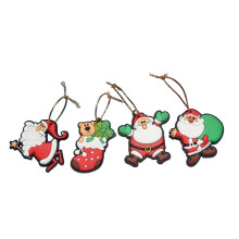 8-teiliges Set weihnachtlich gestalteter Handy-Anhänger für