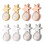 8 earring stoppers, safety clasps, decorative backs 1