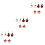 9 pares de pendientes de arcilla de Halloween 5
