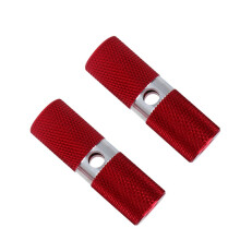 Fietstreden van aluminiumlegering, achterste staande gedeelte, rood