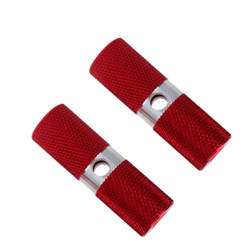 Aluminum alloy bicycle steps, rear standing area, red