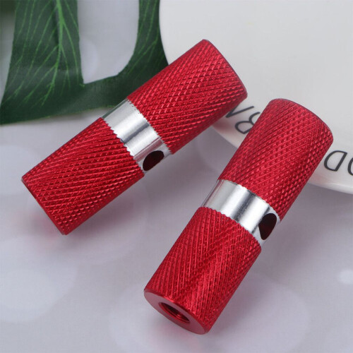 Aluminum alloy bicycle steps, rear standing area, red 2