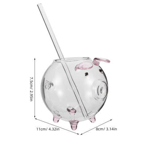 Djurcocktails: Grisformat vinglas, 220 ml 2