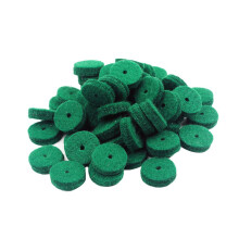 90 Stück D04 22 mm Klavierfilz-Ausgleichsstreifen, perforiert, Tasten, Skala, Grün