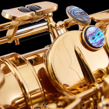 9 Stück Saxophon-Tasten Einlagen – Perlmuttschalen-Schaltflächen-Set für Musiker