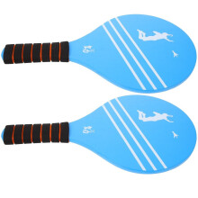 Equipo de bádminton, 2 piezas, raquetas de madera de 12,6 x 7,3 x 0,4 pulgadas