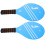 Badmintonutrustning, 2 delar, träracketar 30x18x1,8 cm 1