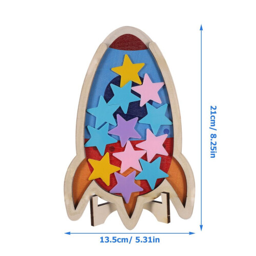 Reward chart for children with task plan and reward jar 1