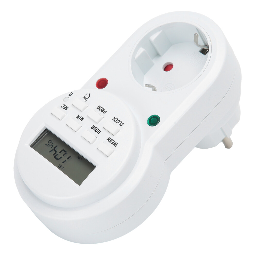 16A Digital Programmable Timer Socket, 2200Mah Ni-Mh, 12X7.2x7.5cm 5031360406046