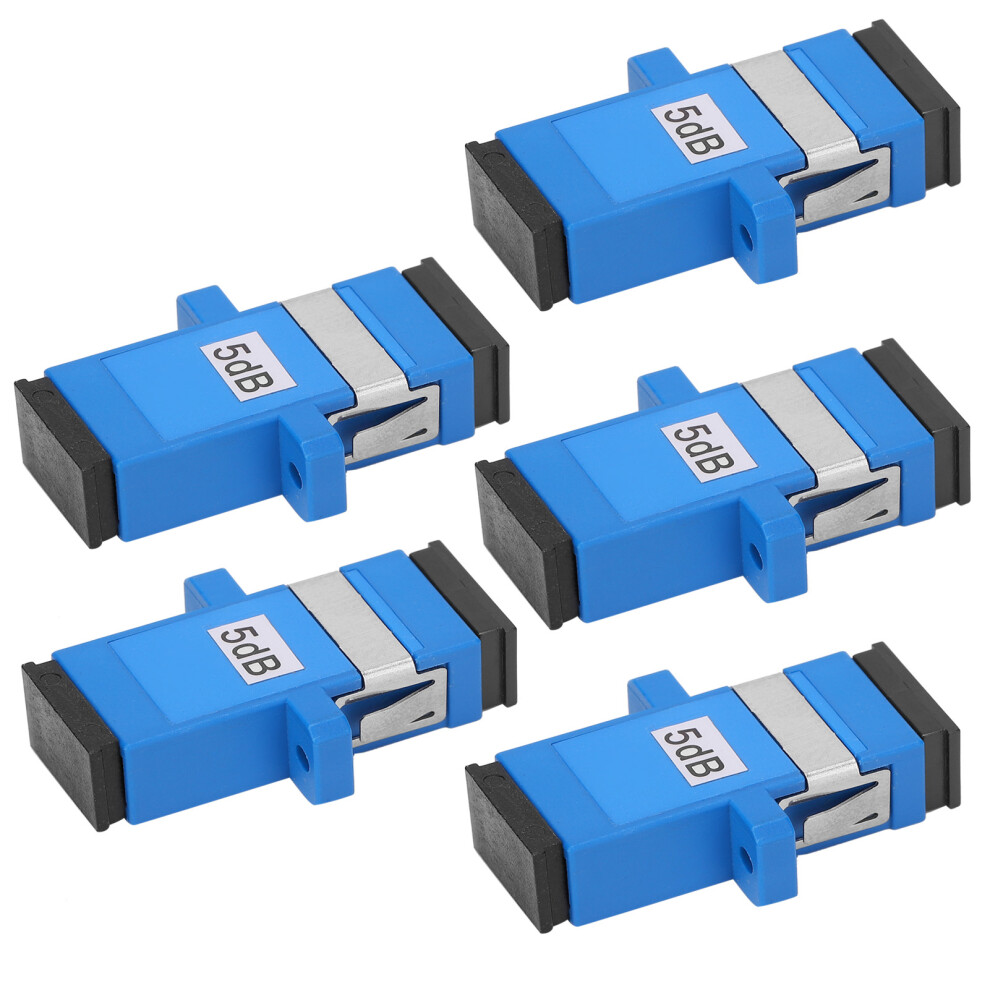 5 Pack Sc Upc Fiber Optic Connectors For Single Mode Network Attenuator System 5071360407124