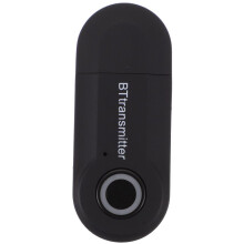 Wireless USB-powered 3.5 mm aux transmitter for TV, stereo, headphones