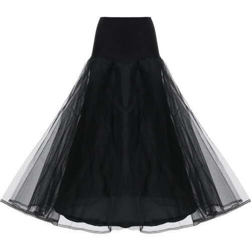 Double Layer Black Petticoat for Dresses 1