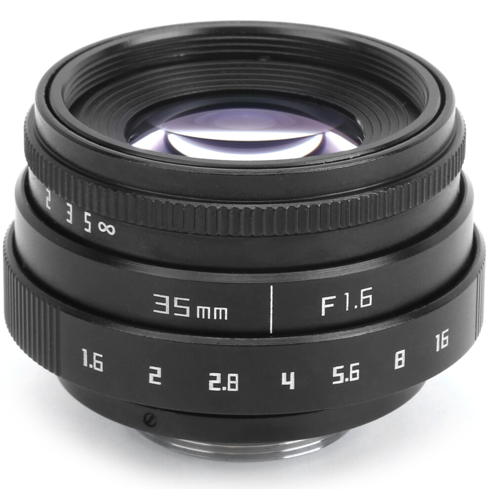 35Mm F1.6 Large Aperture C Mount Manual Focus Lens For Portrait Photography 8051360408724