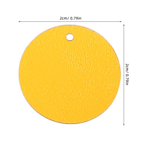 Flat round plastic sequins 20 mm for crafting and decorating 1