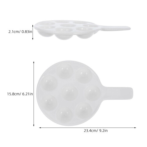 ceramic escargot baking dish for serving mushrooms and snails 2
