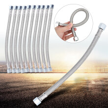 10pcs Cast Steel Metal Hose 14 x 1.5mm for Air Compressor 28cm