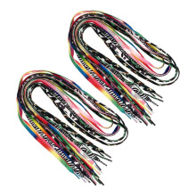 Cordones para zapatos casuales, coloridos, 8 pares