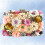 Bunte, paillettenbesetzte Abendclutch 5