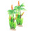 Palmera de coco artificial genérica de 2 piezas, de plástico, para areneros 4