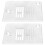 Multi-Function Needle Plate for Singer 1408/2250 Sewing Machine Sturdy Metal 1