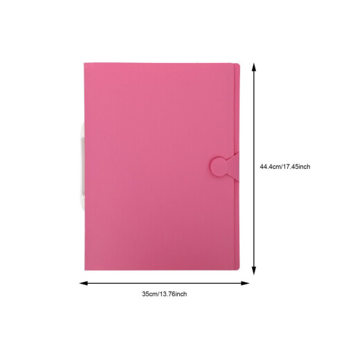Grote tekenmap A3/8k met 30 pagina's en ritssluiting 1