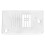 Multi-Function Needle Plate for Singer 1408/2250 Sewing Machine Sturdy Metal 12