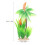 Palmera de coco artificial genérica de 2 piezas, de plástico, para areneros 2