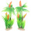 Palmera de coco artificial genérica de 2 piezas, de plástico, para areneros 5