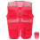 High Visibility Red Safety Vest Practical 2