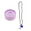 Haarhanger met parfumflesje en ketting (mode) 2