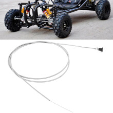Universaler 96 Zoll Silberner Carbonstahl-Autothrottle-Kabel für Go-Karts & Motorräder