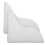 Home Bathroom Use Corner Splash Guard 2 pcs 3