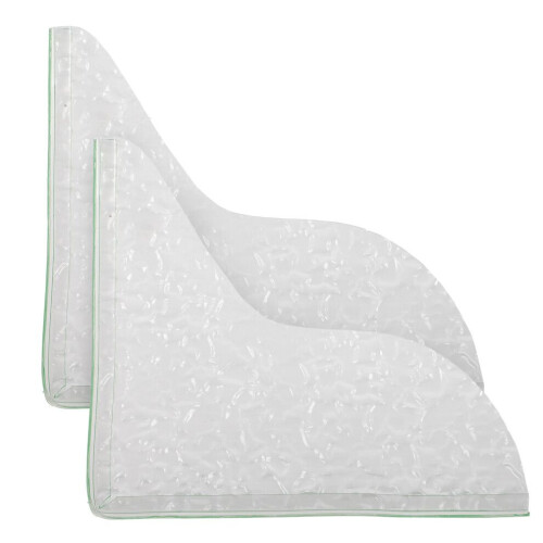 Home Bathroom Use Corner Splash Guard 2 pcs 2