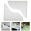 Home Bathroom Use Corner Splash Guard 2 pcs 4