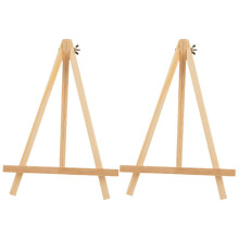 2 stuks decoratieve houten fotohouders voor op het bureau, fotohouders voor op het bureau, schilderijstandaards