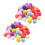 2 Fluffy Balls with String for the Children's Room 5