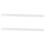 2 French rolling pins for dough thickness 1