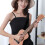 2pcs Simple Folk Guitar Strap Creative Guitar Accessory 2