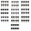 80Pcs Heel Tip Caps TPU Polyurethane Shoe Repair Replacement Multi Size Kit 2
